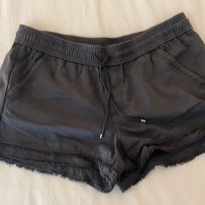 Charcoal colored loft shorts